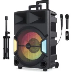 Majority Speakers Portable Karaoke - PS500 - 150W, 2xMic + Tripod