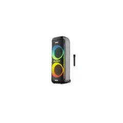Majority Speakers Portable Karaoke - PULSE P5 - 600W Wireless Mic BT USB RGB UK