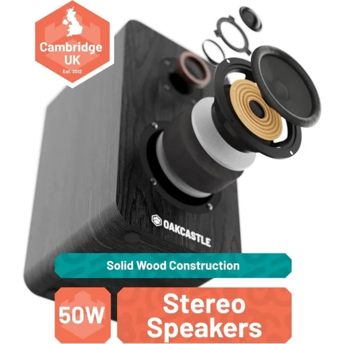 Majority Turntable - TT200 - Belt Drive & 2x External 50W Speakers — image 2