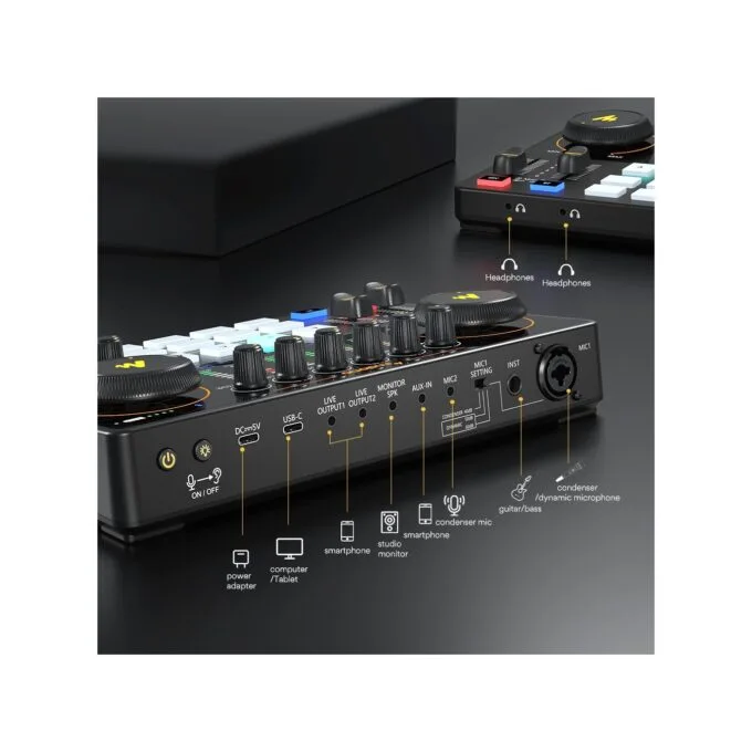 Maono Advanced Streaming Audio Mixer Console - AME2 - Advanced Streaming Audio Mixer Console — image 2