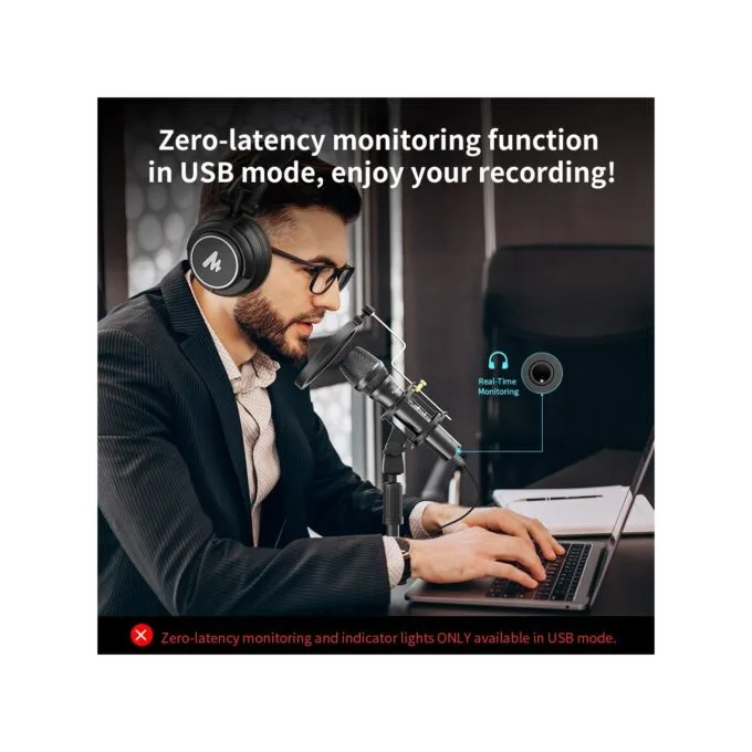Maono AU-HD300T Dynamic Desktop USB/XLR Microphone — image 4