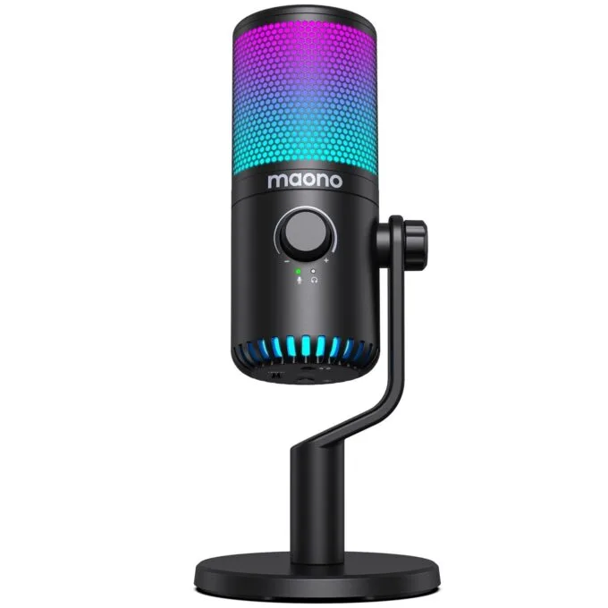 Maono Desktop Condenser Microphone with Controllable Lights - DM30RGB - Desktop Condenser Microphone with Controllable Lights — image 2