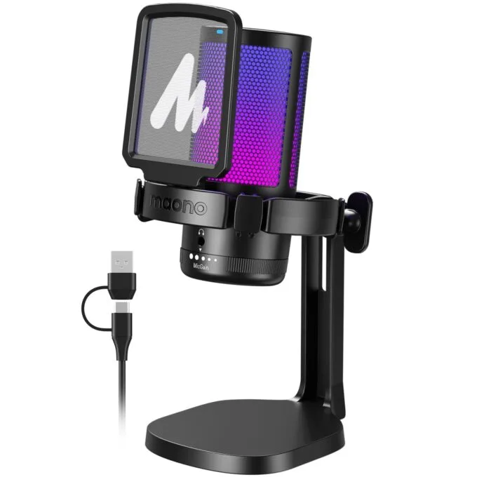 Maono Desktop USB Condenser Microphone - DGM20 - Desktop USB Condenser Microphone — image 1