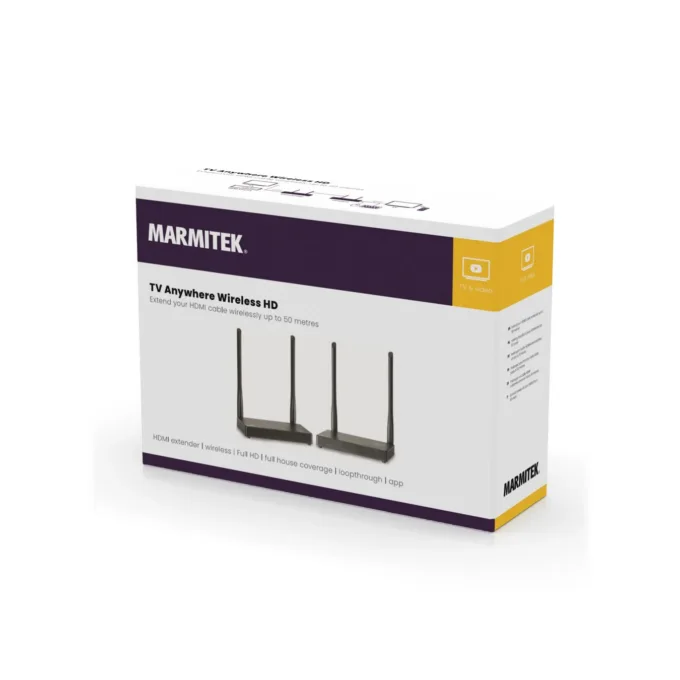 Marmitek Wireless HDMI Extender - up to 50m with IR TV Anywhere Wireless HD — image 4