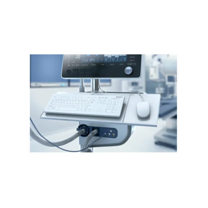 Medical Disinfectable Keyboard - AK-C8112 - Wired White, Full Layout, IP68 Membrane / Autoclavable Cover — image 6