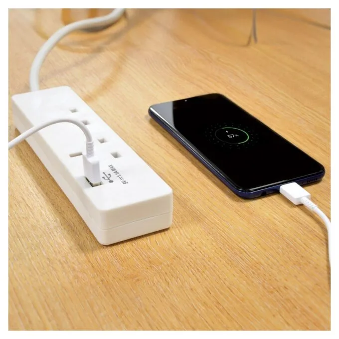 Mercury 2-Gang Surge - 429.768UK - 2m 1xUSB Port — image 2