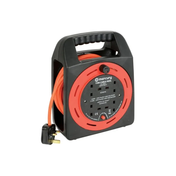 Mercury 4-Gang Extension Reel - 429.876UK - 15.0m — image 1