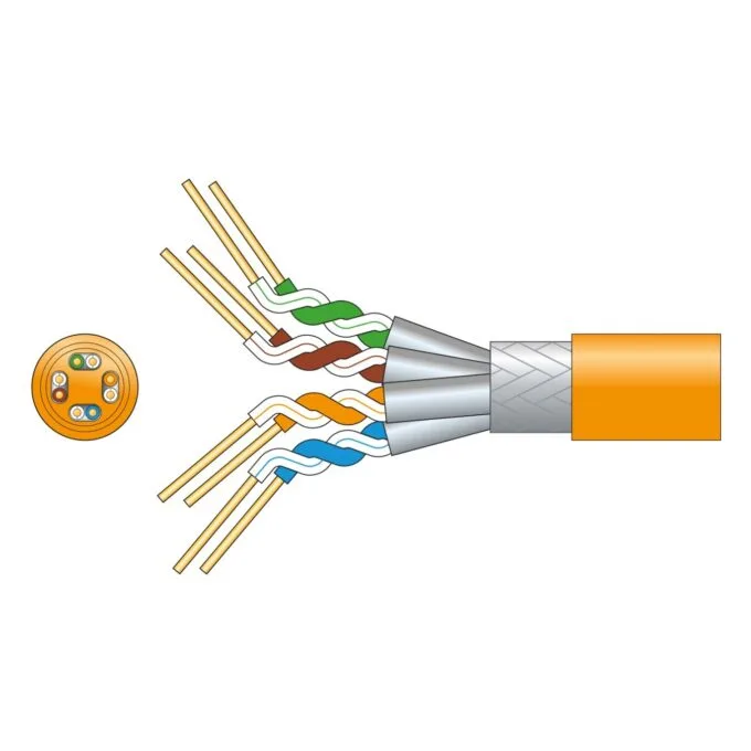 Mercury Cat7 S FTP LSZH Network Cable - 808.050UK - Cat7 S FTP LSZH Network Cable 305m — image 1