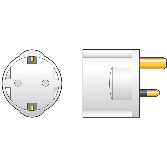 Mercury European Schuko to UK Adapter - 429.829UK - European Schuko to UK Adapter — image 2