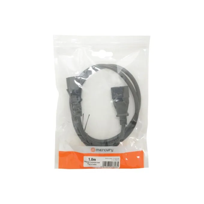 Mercury IEC Extension Lead - 114.051UK - 1.0m Bag — image 3