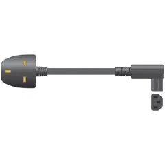Mercury IEC RA Power Cable - 114.021UK - 1.0m Bag