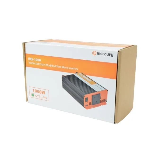 Mercury Inverter - IMS1000-12 - 12VDC 1000W Inverter + USB — image 4