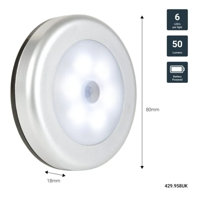 Mercury SENSOR-L - 429.958UK - 6 LED Motion Sensor Light — image 4
