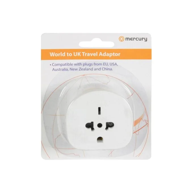 Mercury World to UK Plug Adapter - 429.832UK - World to UK — image 4