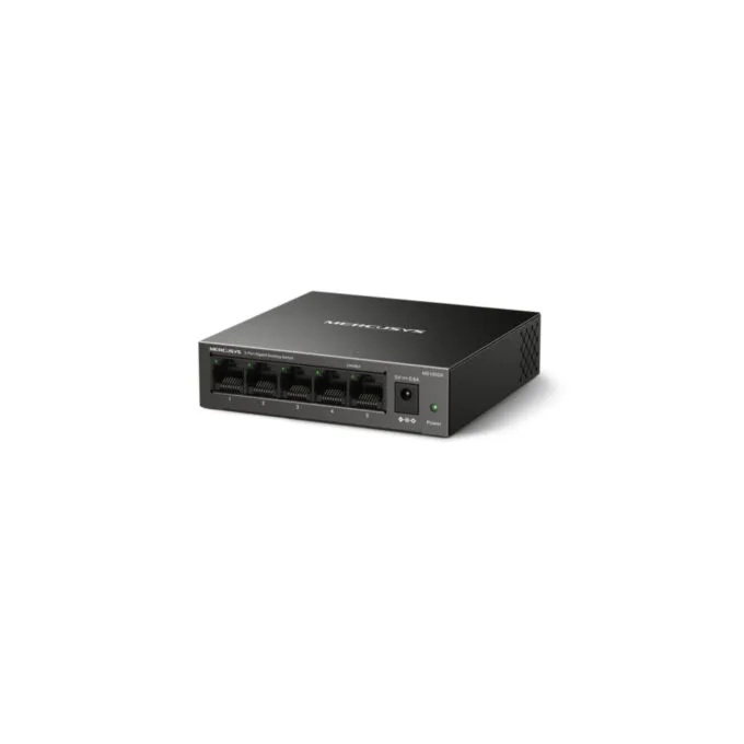 Mercusys MS105GS - 5-Port Gigabit Unmanaged Switch (10/100/1000 Mbps), Metal Case, Desktop/Wall-Mount — image 2