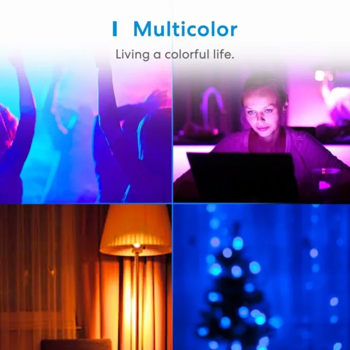 Meross Homekit Smart Wi-Fi LED Bulb - MSL120HK-UK - RGBWW E27 — image 4