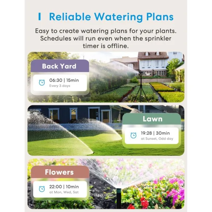 Meross Homekit Smart Wi-Fi Sprinkler Timer - MST100HK-EU - Meross Homekit Smart Wi-Fi Sprinkler Timer — image 4