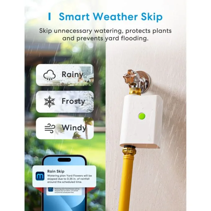 Meross Homekit Smart Wi-Fi Sprinkler Timer - MST100HK-EU - Meross Homekit Smart Wi-Fi Sprinkler Timer — image 5