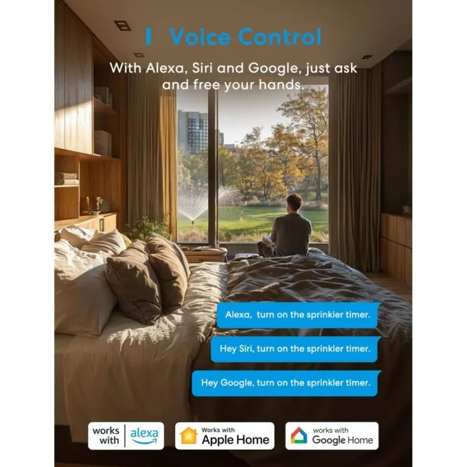 Meross Homekit Smart Wi-Fi Sprinkler Timer - MST100HK-EU - Meross Homekit Smart Wi-Fi Sprinkler Timer — image 6