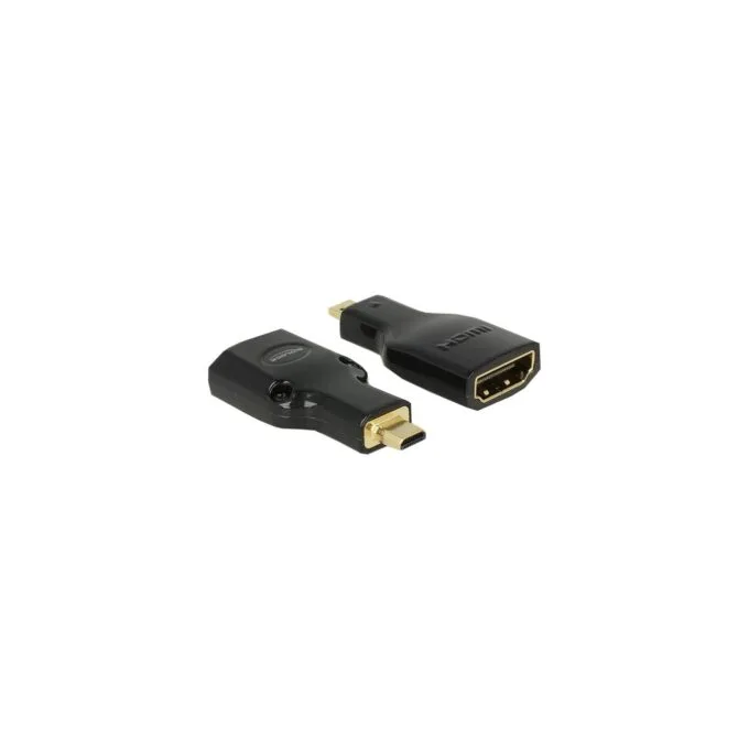 micro HDMI-D male to HDMI-A female 4K - adapter — image 1