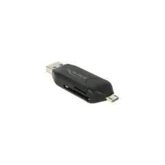 Micro USB OTG card reader + USB 3.0 A connector