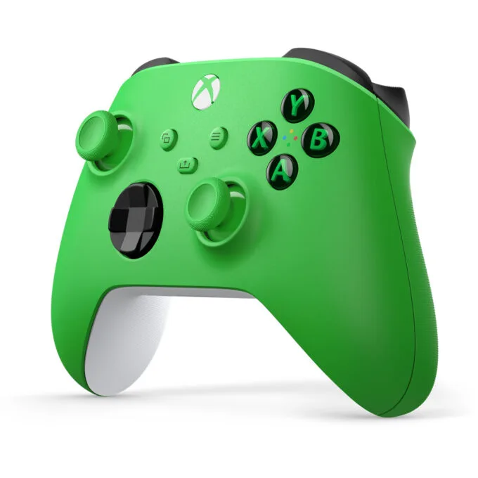Microsoft Xbox Wireless Controller - Velocity Green - Wireless (Bluetooth & USB), Replaceable AA Battery — image 2