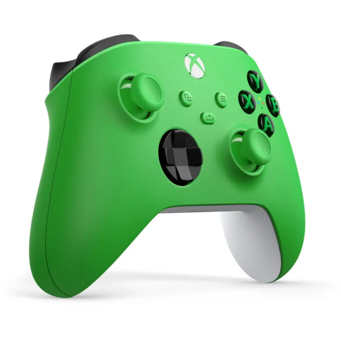 Microsoft Xbox Wireless Controller - Velocity Green - Wireless (Bluetooth & USB), Replaceable AA Battery — image 3