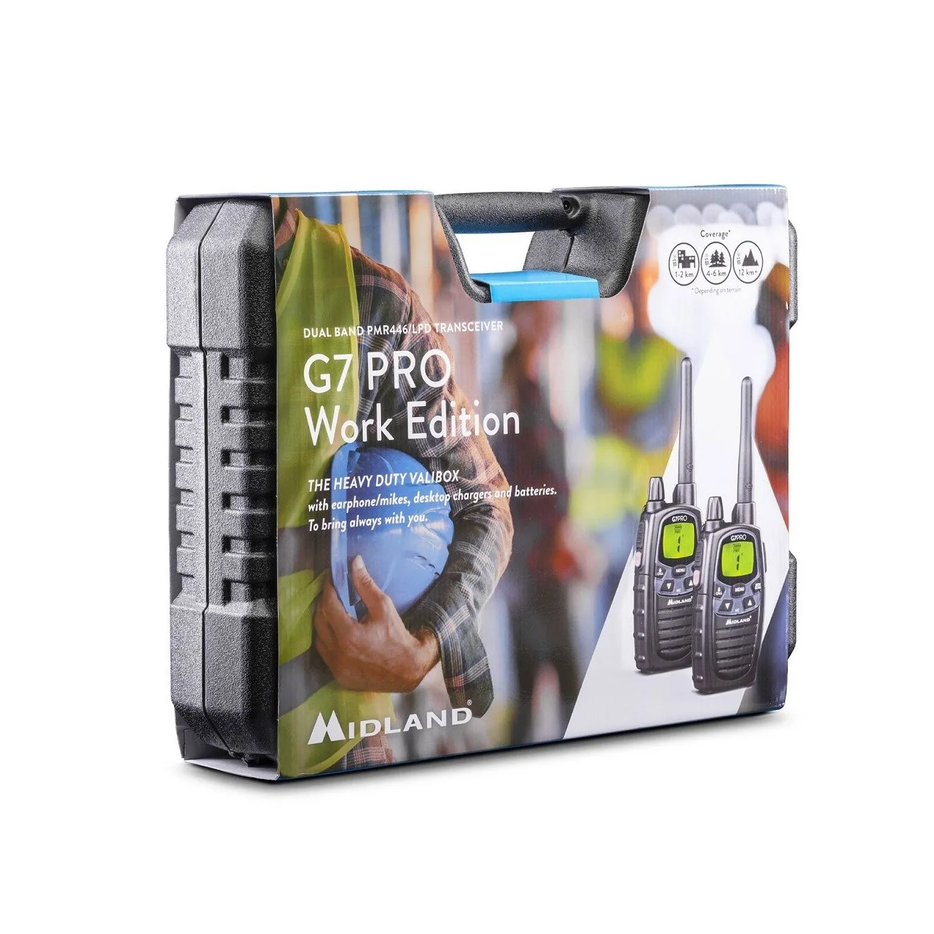Midland Radio G-Series PMR - G7 Pro - Work Edition Valibox
