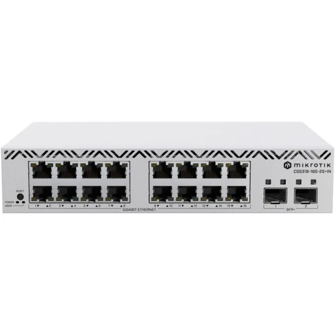 MikroTik Cloud Smart Switch - CSS318-16G-2S+IN - — image 1