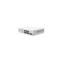 MikroTik Cloud Switch - CSS610-8G-2S+IN RM - 8x1G + 2xSFP+ (10G), PoE, Fanless, Rackmount