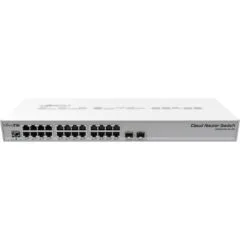 MikroTik CRS326-24G-2S+RM POE SFP+ M RM - CRS326-24G-2S+RM - Grey, 800 MHz, 512 MB RAM, 24x GbE + 2x SFP+