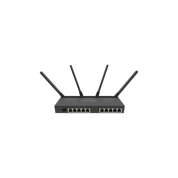 Mikrotik RB4011iGS+5HacQ2HnD-IN - Black, 1400 MHz quad-core, 4x external antennas, Dual-band Wi-Fi 5 — image 1