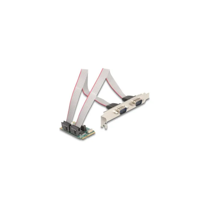 Mini PCIe I O PCIe, 2x serial RS-232, interface card — image 1