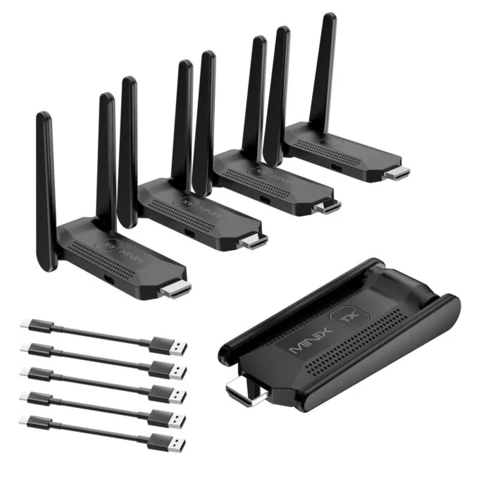 MINIX Wireless Display Adapter - NEO B14 - HDMI to Quad HDMI 1080p 50m — image 2