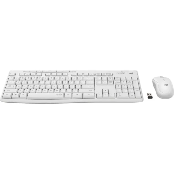 MK295 Silent Wireless Combo - MK295 - White, QWERTZ Hungarian, Full-size Keyboard + Ambidextrous Mouse, 2.4 GHz Wireless — image 2