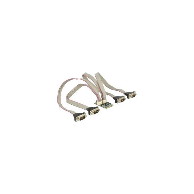 Modul MiniPCIe I O PCIe full size 4 x Seriell RS-232 mit Spannungsversorgung — image 1