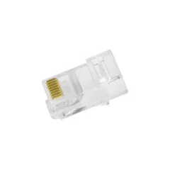 MP0027 MODULAR PLUG CONN CAT6 RJ45 50pcs OPEN FRONT LOGILINK