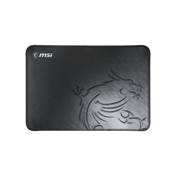 MSI Agility GD21 Gaming Mousepad - Black Rubber, Non-slip Textured Surface, 220 x 320 mm, 3 mm Thick — image 1