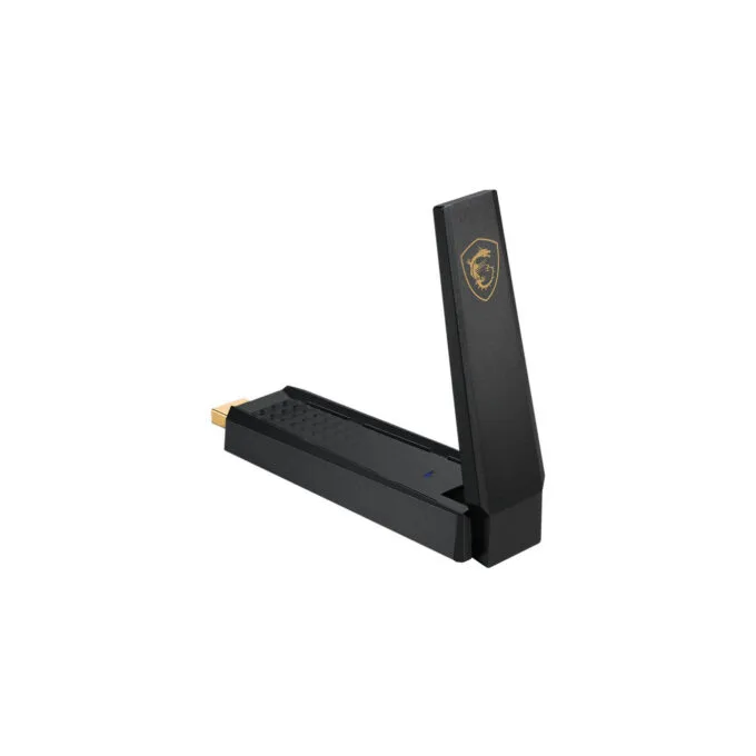 MSI AX E5400 (AXE5400) - USB Wi-Fi Adapter - Dual-Band 2.4/5GHz - USB Type-A (USB 2.0) - Black - Windows 10/11 — image 1
