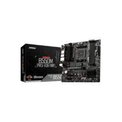 MSI B550M PRO-VDH WIFI - Micro-ATX AM4 DDR4 Motherboard, 128GB Max, Wi-Fi 6, PCIe 4.0, Gigabit LAN, 7.1 Audio, Black