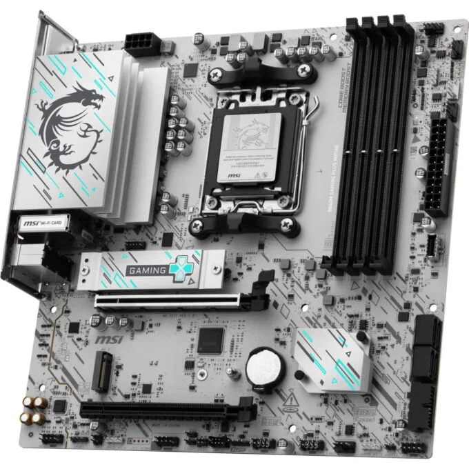 MSI B840M GAMING PLUS WIFI6E - AM5 Micro-ATX Motherboard - DDR5 256GB Support, Wi-Fi 6E, 2.5Gb LAN, RGB — image 3