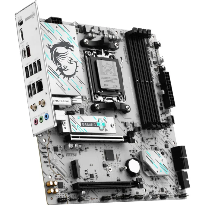 MSI B840M GAMING PLUS WIFI6E - AM5 Micro-ATX Motherboard - DDR5 256GB Support, Wi-Fi 6E, 2.5Gb LAN, RGB — image 4
