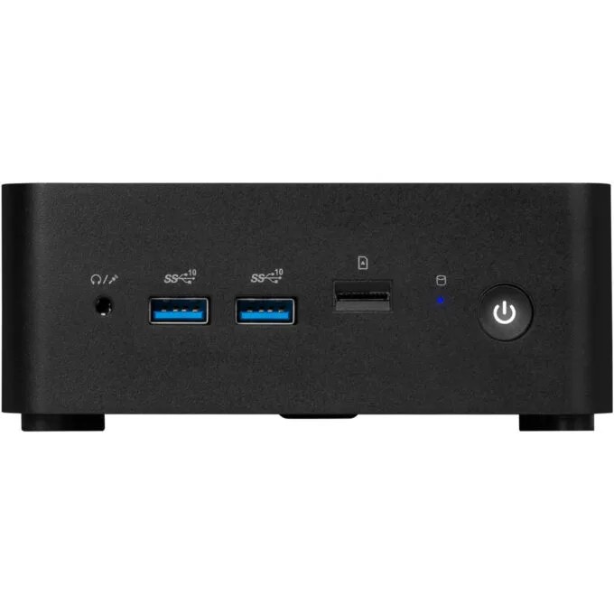 MSI Cubi NUC 1MG-007BDE - Intel Core i7-150U (up to 5.4GHz) - Black, DDR5 SO-DIMM up to 64GB, M.2 NVMe, Wi-Fi 6E — image 1