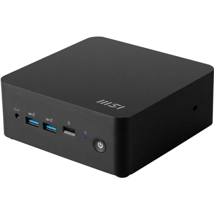 MSI Cubi NUC 1MG-008BDE - Barebone Mini PC, Intel Core i5-120U (up to 5.0GHz), Black, DDR5 up to 64GB, M.2, Wi‑Fi 6E — image 1