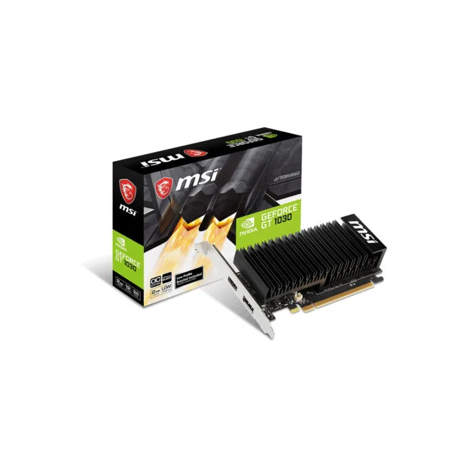 MSI GeForce GT 1030 2GHD4 LP OC 2GB GDDR4 Passive Low Profile — image 1