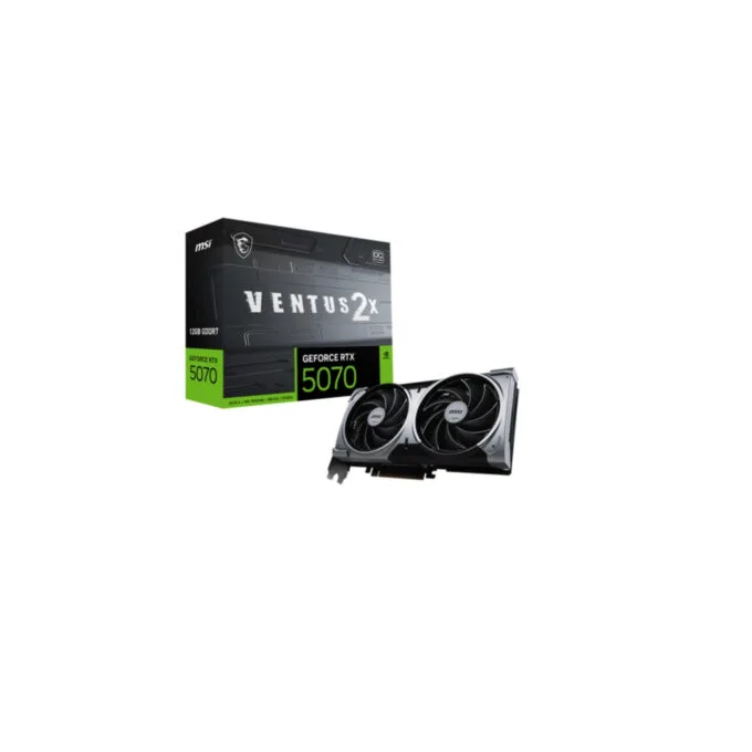 MSI GeForce RTX 5070 VENTUS 2X OC Black 12GB GDDR7 2542MHz — image 1