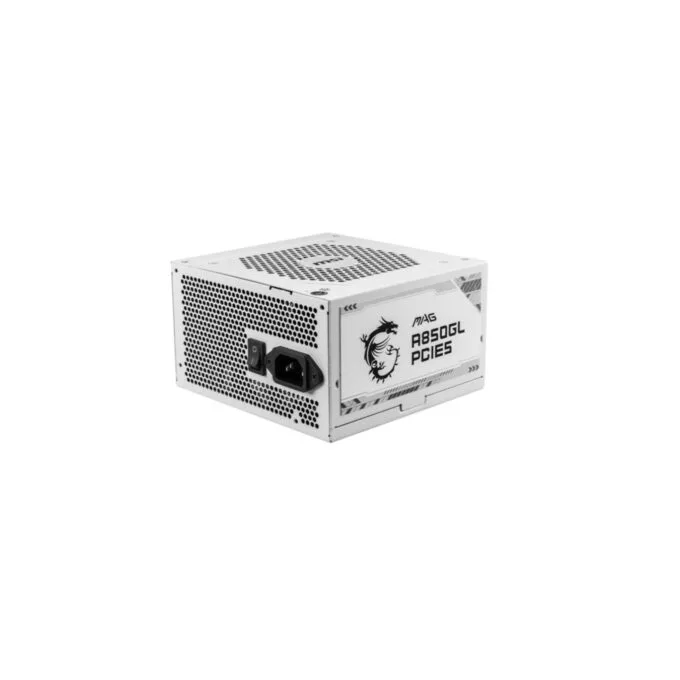 MSI MAG A850GL PCIE5 - 850W ATX 3.0 Fully-Modular PSU - White, 80 PLUS Gold, 12VHPWR — image 1