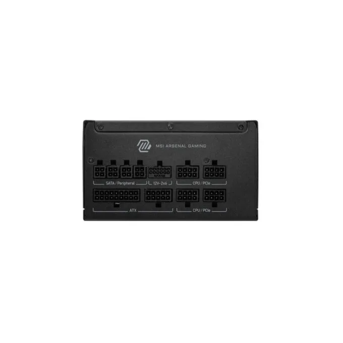 MSI MAG A850GLS - 306-7ZPIY11-CE0 - 850W ATX 3.1 Fully-Modular 80 PLUS Gold, PCIe 12V-2x6 — image 2