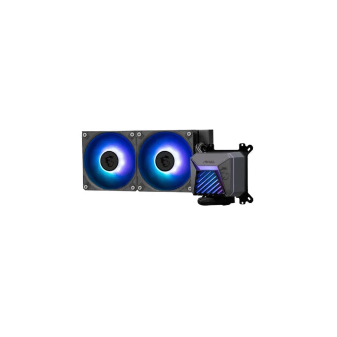 MSI MAG CORELIQUID A15 240mm AIO Liquid Cooler - Dual 120mm ARGB Fans, ARGB Pump, UNI Bracket — image 3