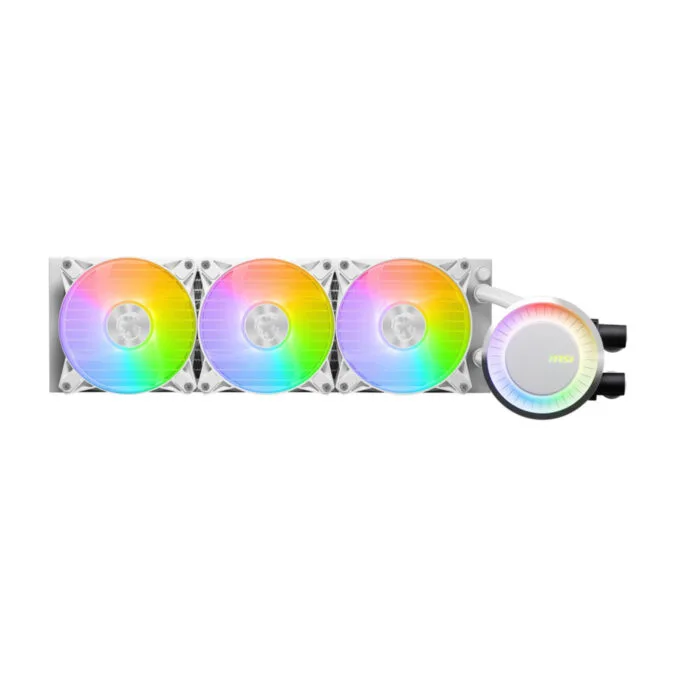 MSI MAG CORELIQUID E360 - AIO 360mm Liquid CPU Cooler - White — image 1